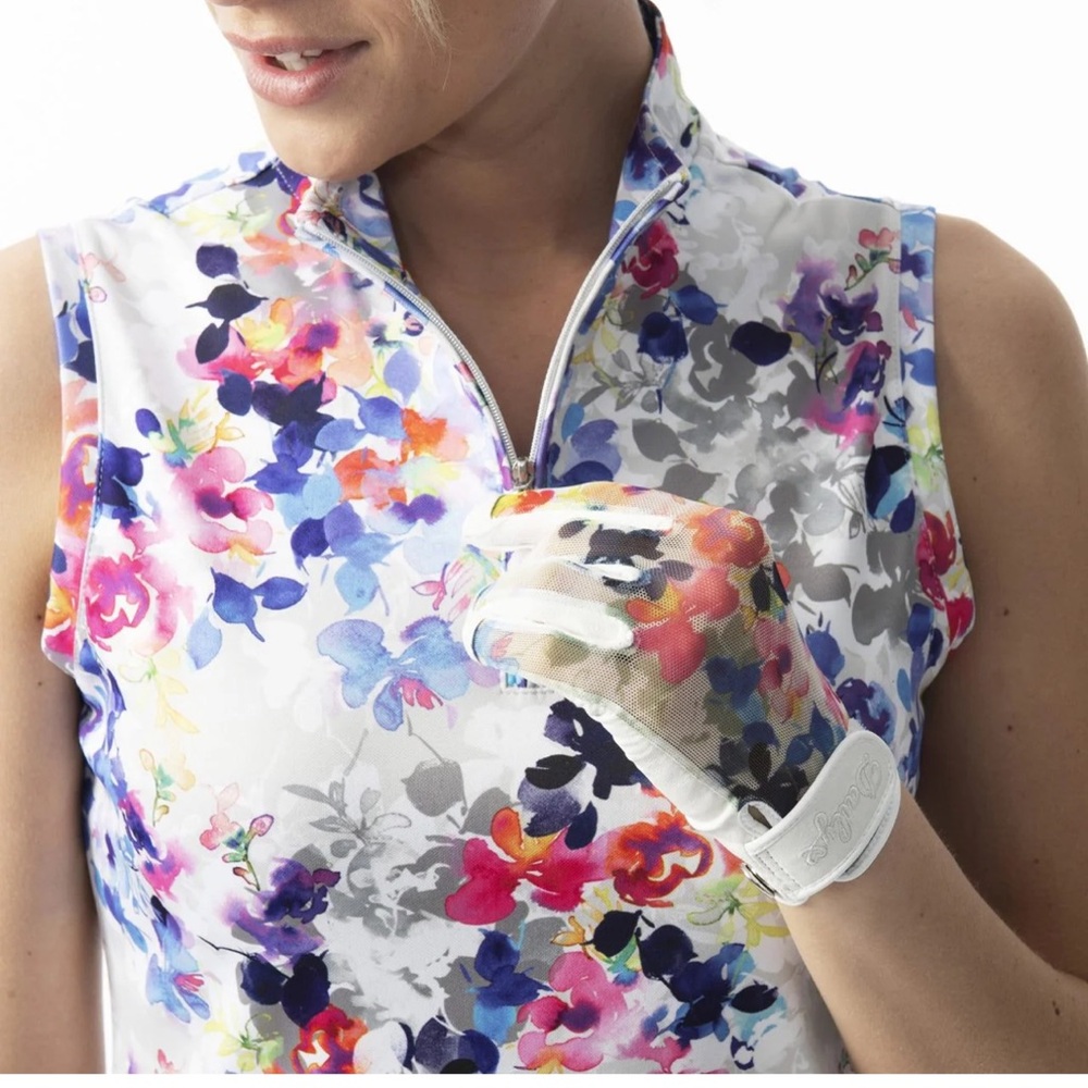 Daily Sports Mira White Patterned Golf Dress Floral - Picture 4 of 8